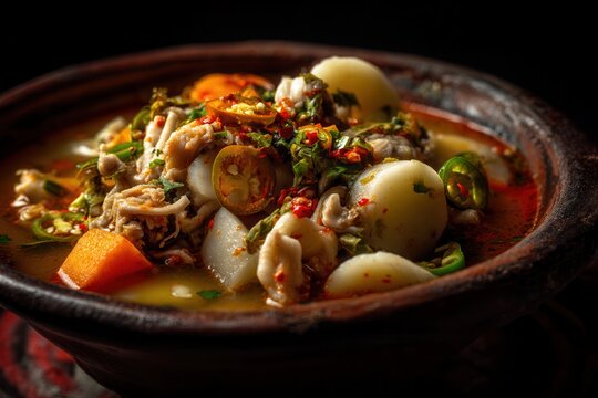 Honduran Comfort in a Bowl Savory Mondongo Soup With Vibrant Vegetables
