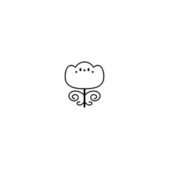 Cute Stickers Line Art Collection