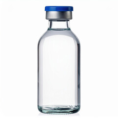 Medical vial representing hopeful drug discovery through ai research in modern laboratory. This advancement in medicine brings sense of precision and focused innovation