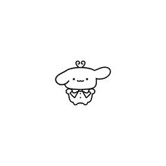 Cute Stickers Line Art Collection