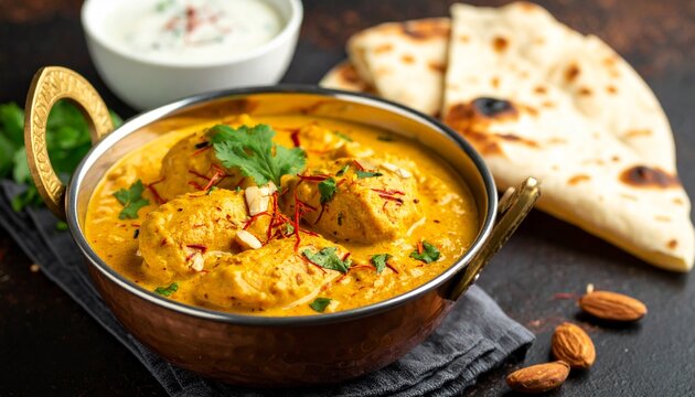 Chicken Korma Royalty. Traditional Indian Food
