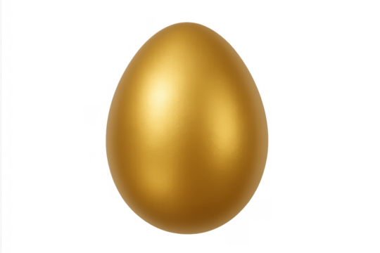 Golden egg representing wealth, investment, and opportunity