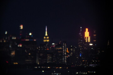 night view of new york city