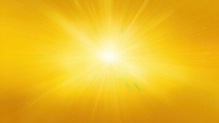 Obraz premium Abstract Yellow Light Burst With Dotted Lines And Radial Beams Creating A Dynamic Perspective