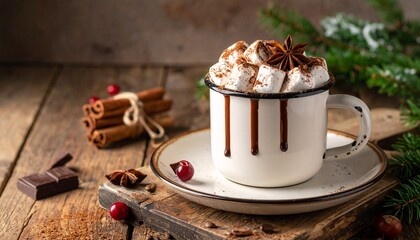 Hot Chocolate by the Fireplace