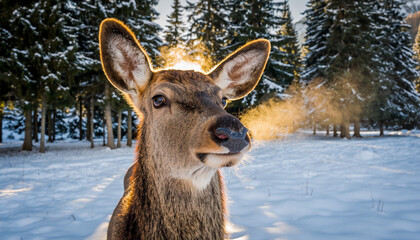 Winter Animals in the Wild