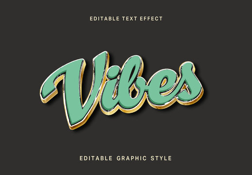 Enamel Pin Text Effect