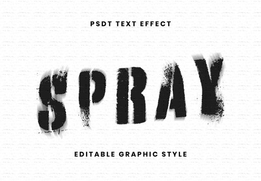 Dirty Ink Motion Print Text Effect
