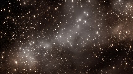 Fototapeta premium Brilliant incandescent celestial bodies illuminate deep space dust clouds