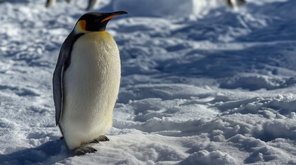 emperor penguin in antarctica