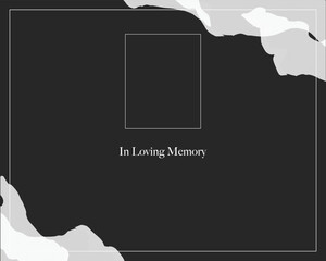 A muted grey-black textured backdrop with soft brush effects, forming a quiet, reflective atmosphere.