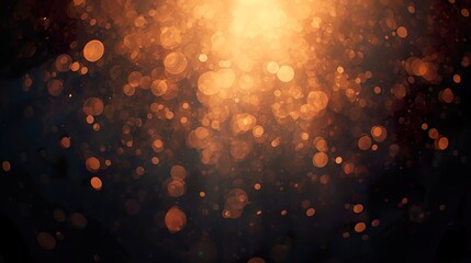 Beautiful blur light rays softly spreading across a dark background