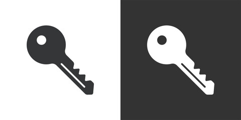 Access Key icon. Solid glyph series icon