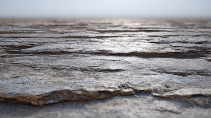 Fototapeta premium Realistic Commercially Oriented Depiction of Silt with Textured Layering and Natural Light Effects for Stock Photo Use