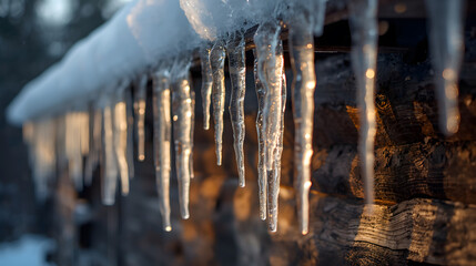 Minimalist Frost Pattern on a Window Pane