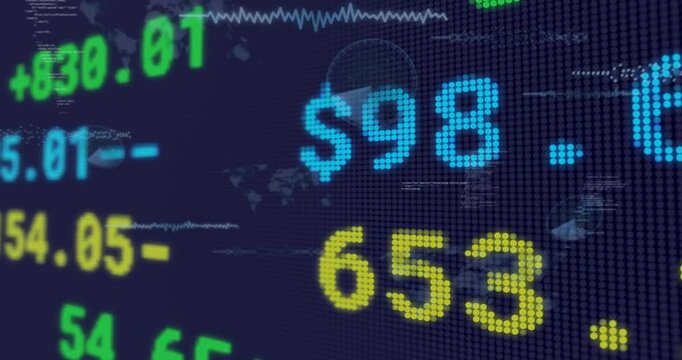 Ticker panning as teal 54