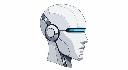 AI Robotic Head Icon