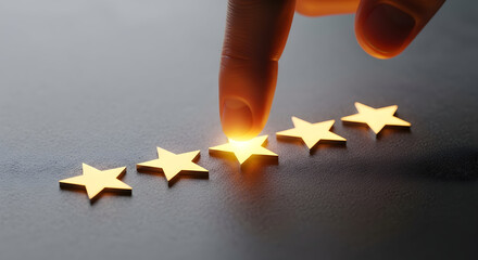 Customer Satisfaction Rating with Five Star Review.