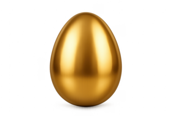 Golden egg representing success, wealth, and prosperity