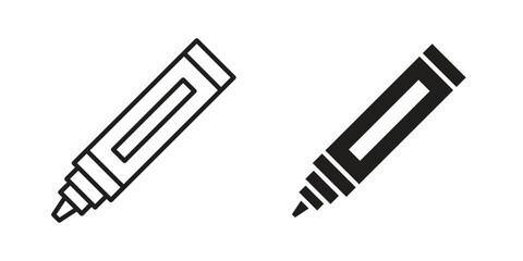 Marker icon collection with multiple styles. EPS10