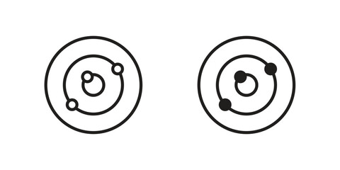 Space icon collection with multiple styles. EPS10