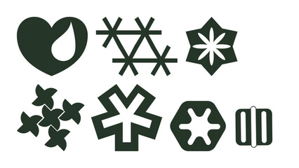 set of elemen for design