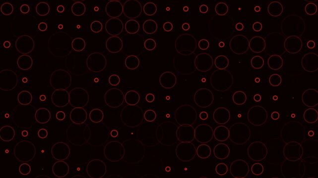 Seamless loop of radiating energy waves. Abstract grid interference pattern for sonar or data themes blurry. 