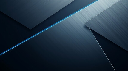 abstract dark blue tech background with glowing lines