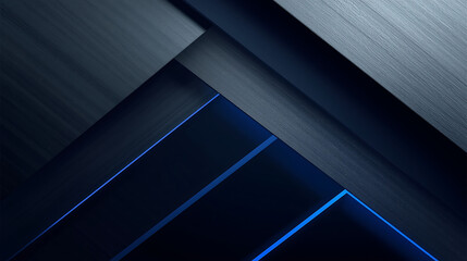 abstract dark blue tech background with glowing lines