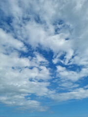 Fototapeta premium Blue sky and white clouds
