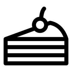 layer cake outline icon