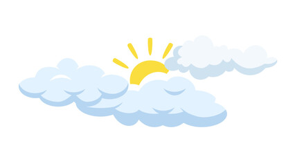 sun and cloud
