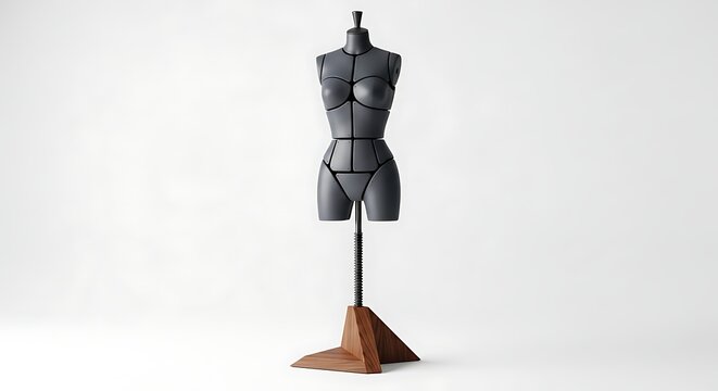 Elegant Dress Form on Stand for Fashion Design. - Powered by Adobe