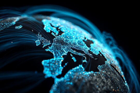 A globally connected intelligent money transfer system powered by AI - Powered by Adobe