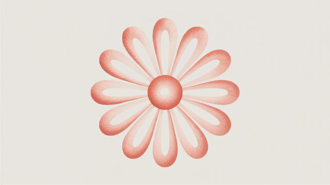 A captivating closeup of a delicate coral colored flower, its petals gracefully unfurling to reveal a vibrant center