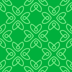 Seamless green pattern. Creative background design vector.
