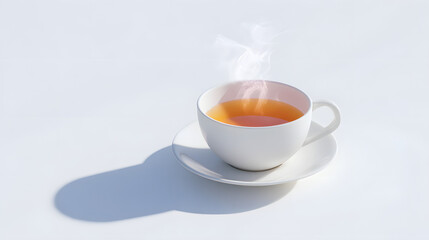 hot tea cup, generation AI 