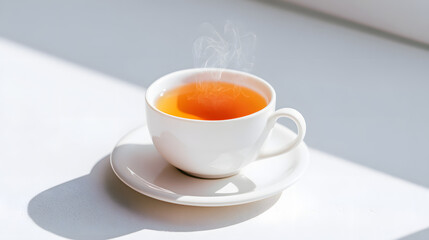 hot tea cup, generation AI 