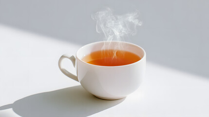 hot tea cup, generation AI 