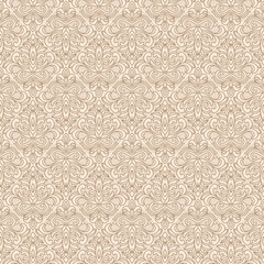 brown seamless vintage pattern texture vector ornamental design