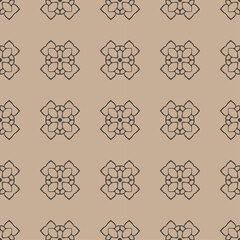 brown seamless vintage pattern texture vector ornamental design