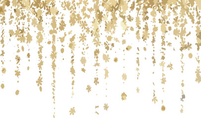 Luxury golden celebration particles, soft motion blur, radiant highlights, elegant mood, transparent.eps