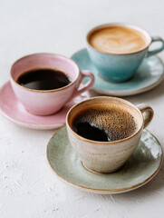 coffee cups, pastel mugs