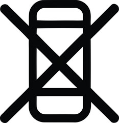 Do not tumble dry laundry care symbol