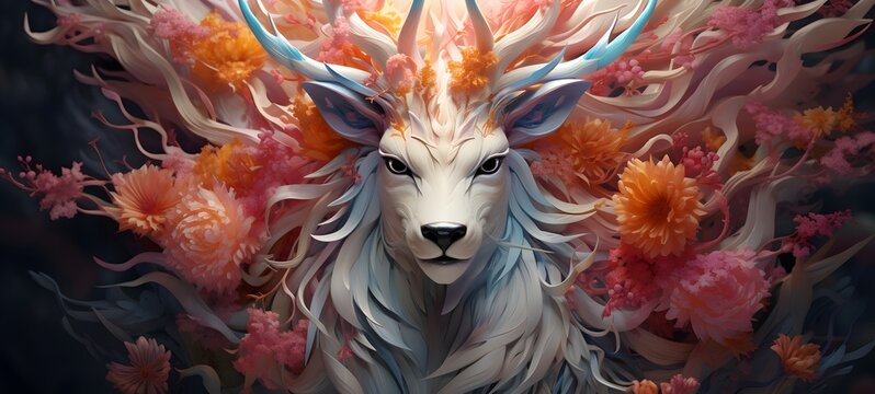 A qilin , a small creature made of glass that is sitting in the palm of your hand,generative AI