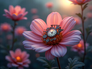 Time Blossoms in Stillness”