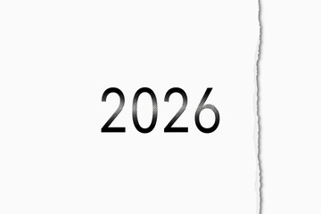 Celebrating new year with sparkler rocket woman holding firework for year of two thousand twenty six