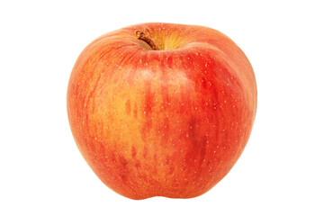 Ripe red apple fruit isolated.