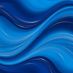 Obraz premium The picture shows a beautiful natural landscape with green hills and a clear blue sky. In the middle of the field, a group of deer is grazing peacefully. Tall trees surround the area, and a small rive