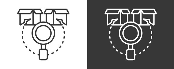 Analysis Icon Set Vector Collection Isolated In Black And White